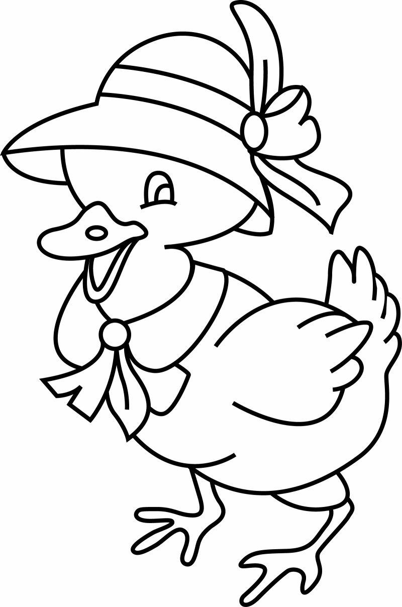 Canard 10 - motif à imprimer
