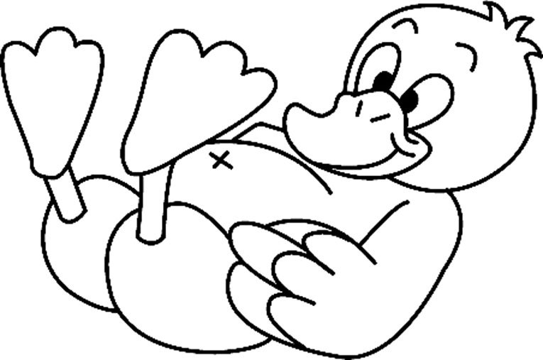 Canard 11 - motif à imprimer