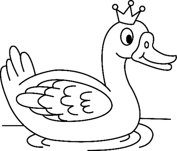 Canard 19 - motif à imprimer