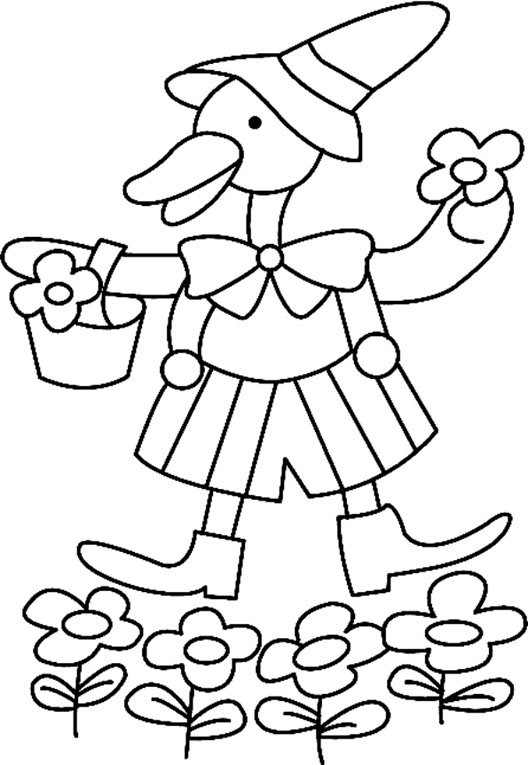 Canard 20 - motif à imprimer