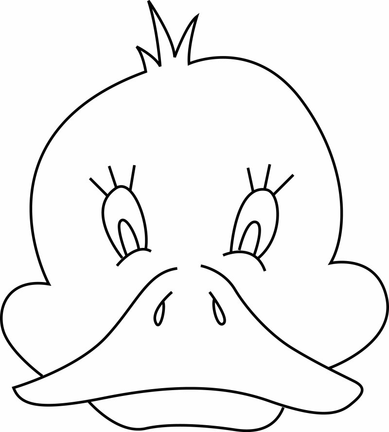 Canard 21 - motif à imprimer