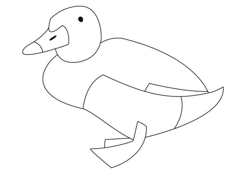 Canard 26 - motif à imprimer