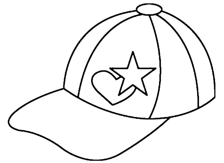 Casquette 01 - motif à imprimer