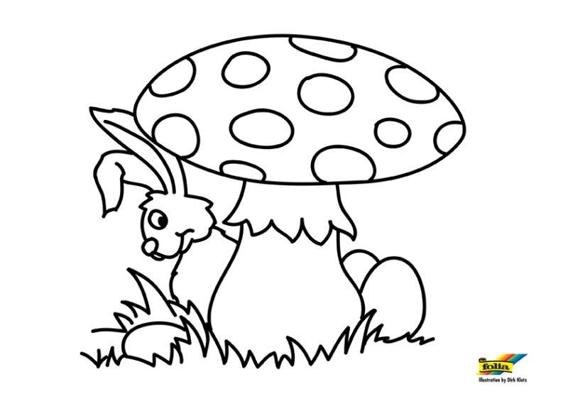Champignon 03 - motif à imprimer
