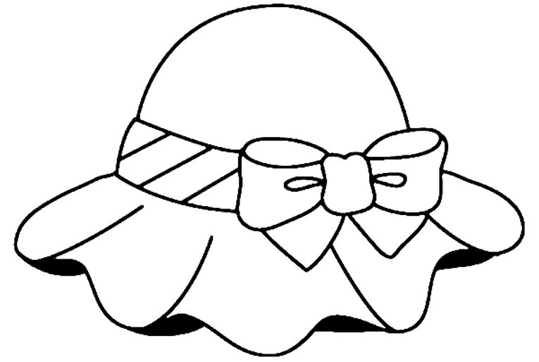 Chapeau 01 - motif à imprimer