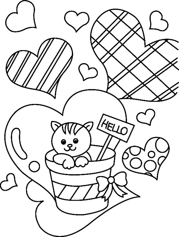 Chat 01 - motif à imprimer