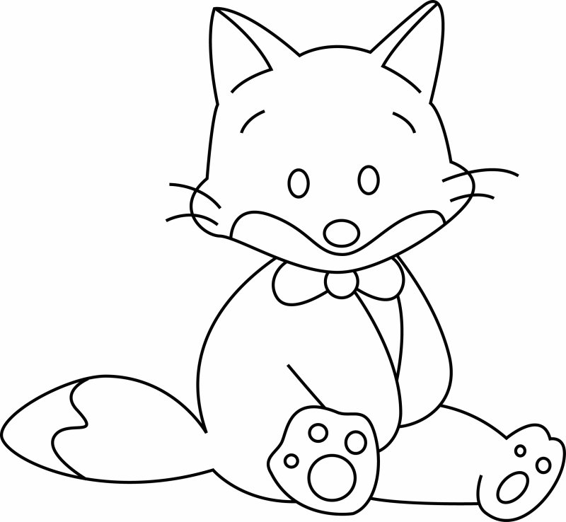 Coloriage d'un chaton à imprimer