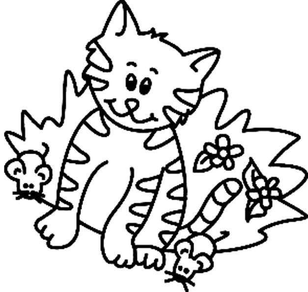 Chat 16 - motif à imprimer