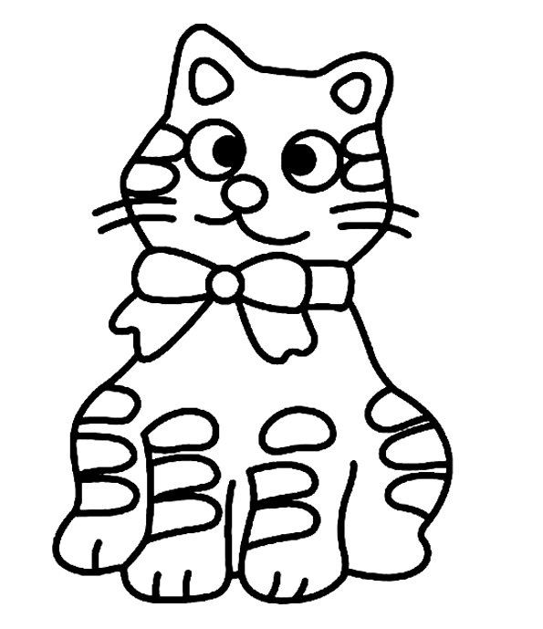 Chat 18 - motif à imprimer