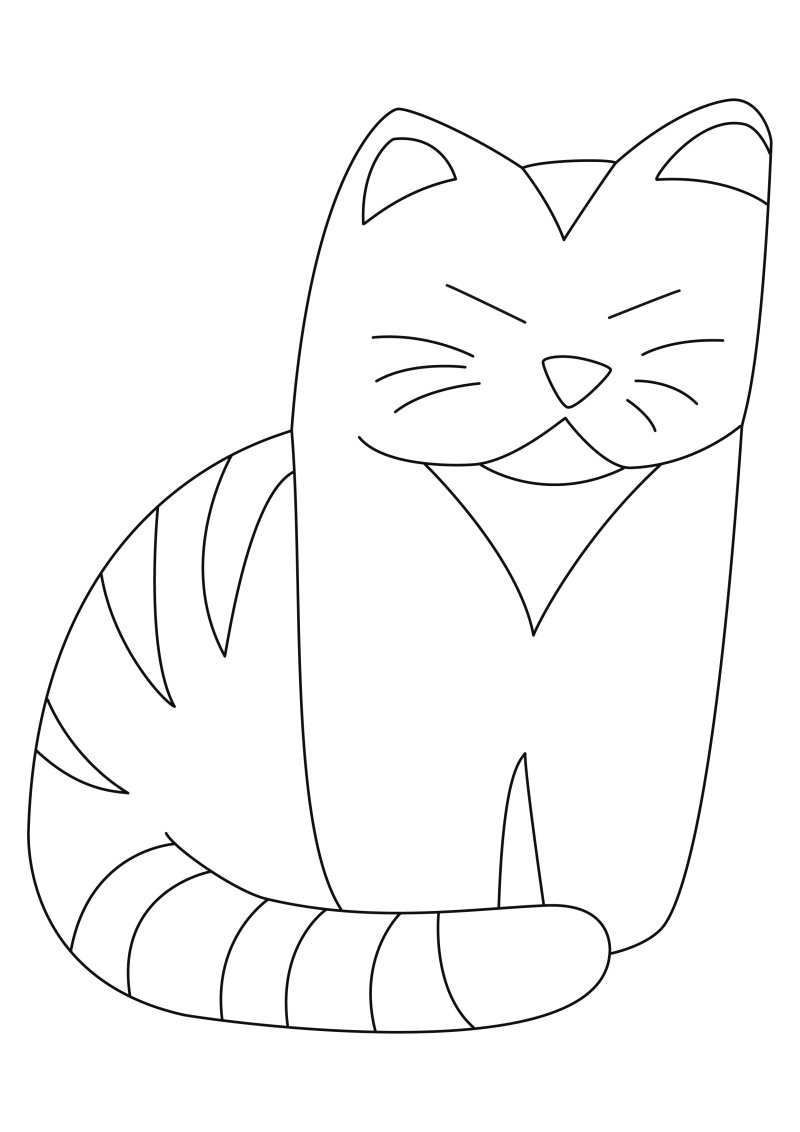 Chat 24 - motif à imprimer