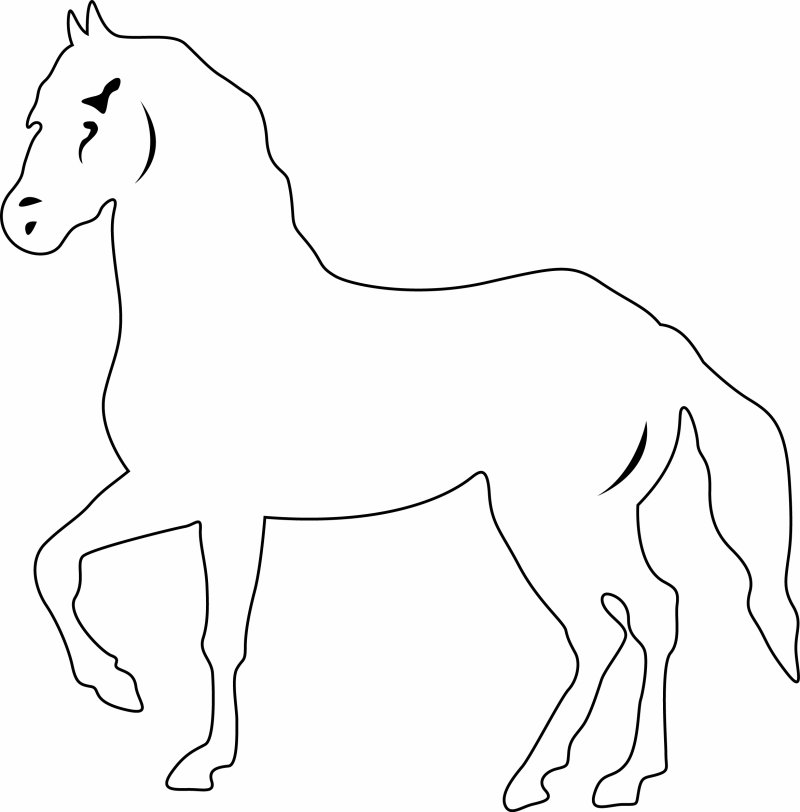 Cheval 01 - motif à imprimer