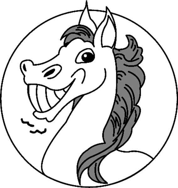 Cheval 04 - motif à imprimer