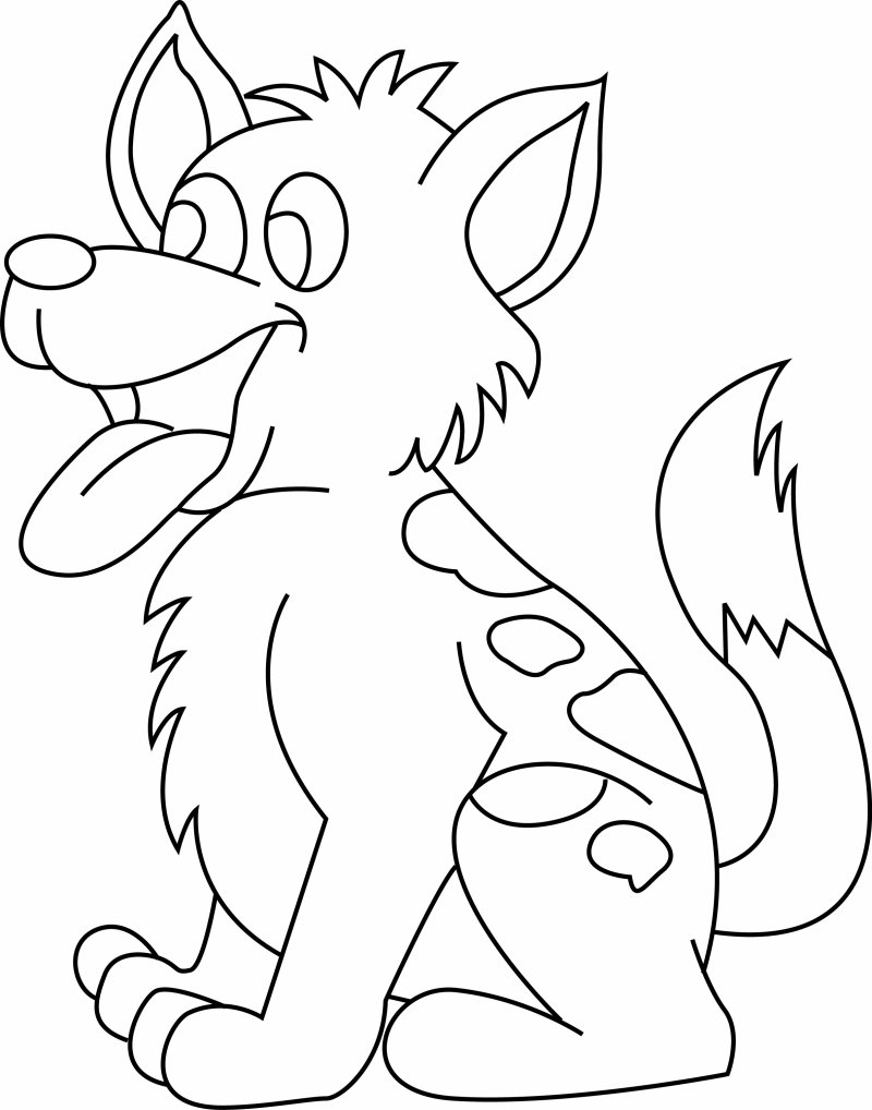 coloriage shiba inu à colorier