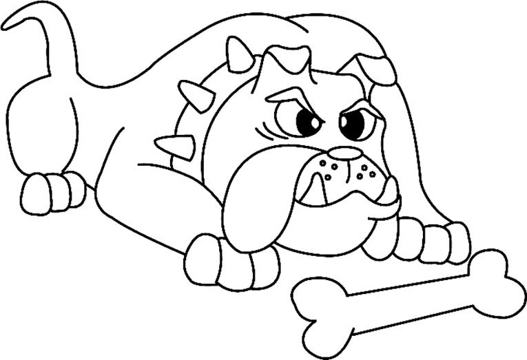 coloriage boxer à colorier