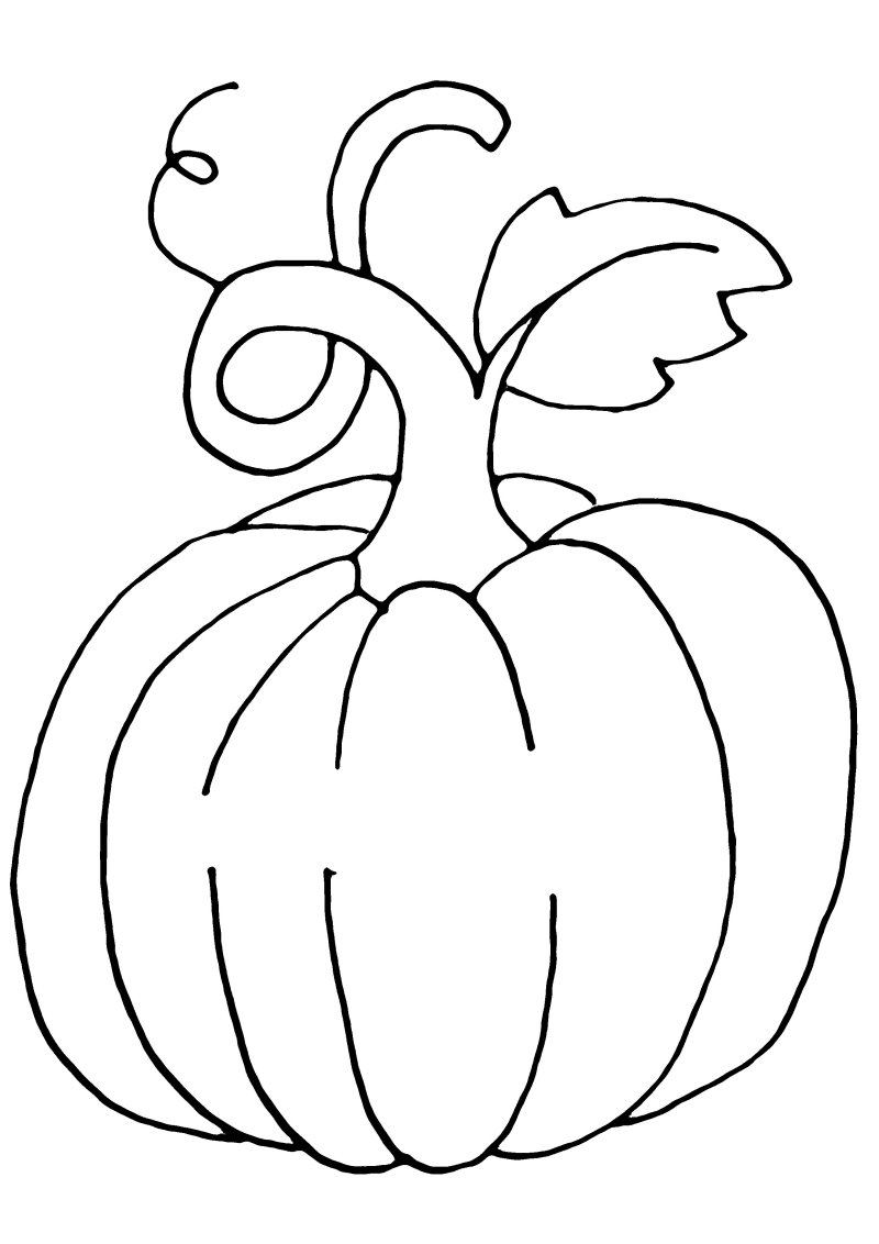 Citrouille 01 - motif à imprimer