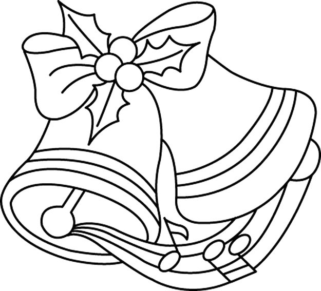 Dessin de cloche et les notes de musique