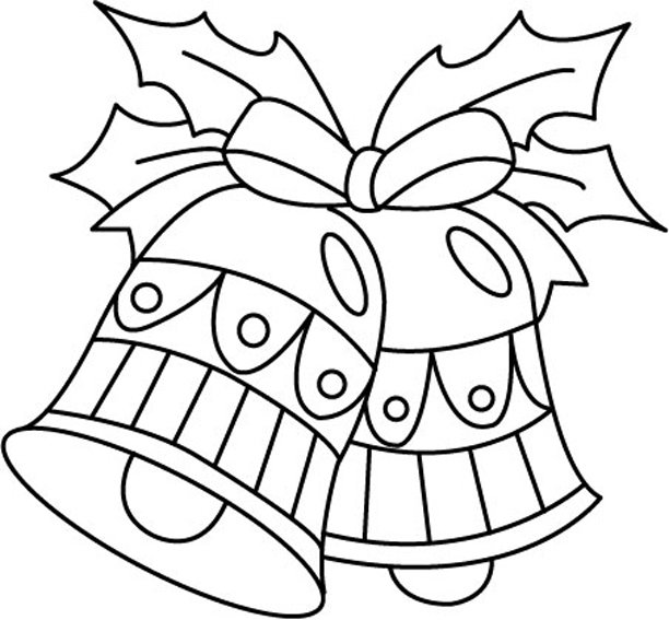 Dessin de cloches avec motifs et décoration