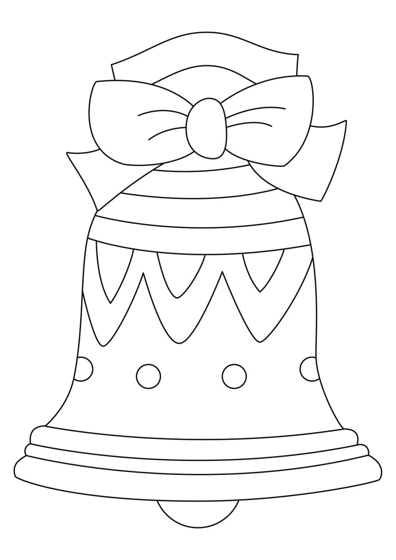 Dessin de cloche de Pâques