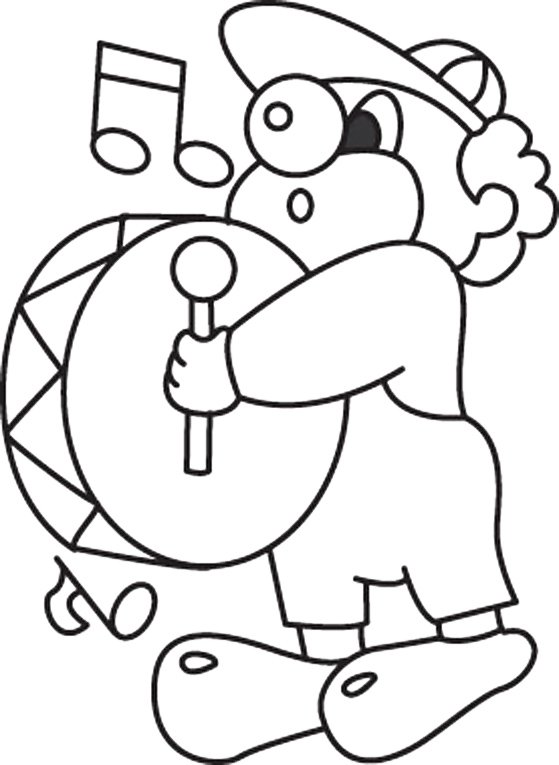 Clown 02 - motif à imprimer