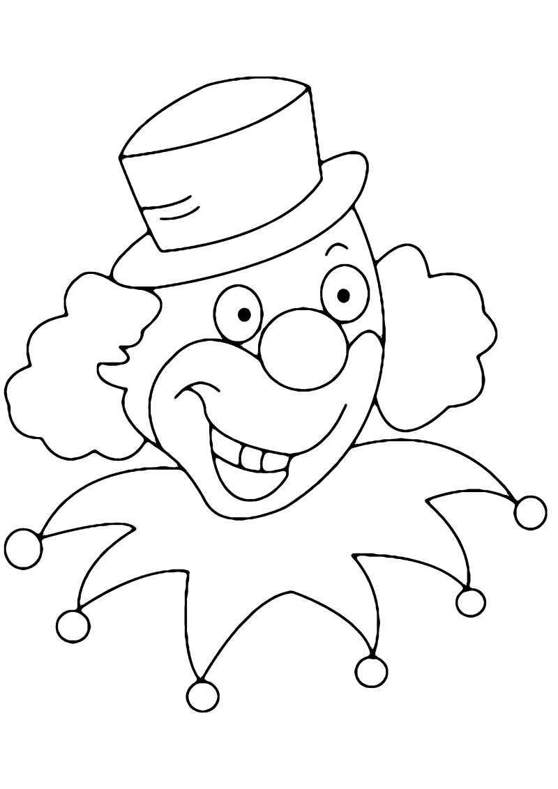 Clown 05 - motif à imprimer