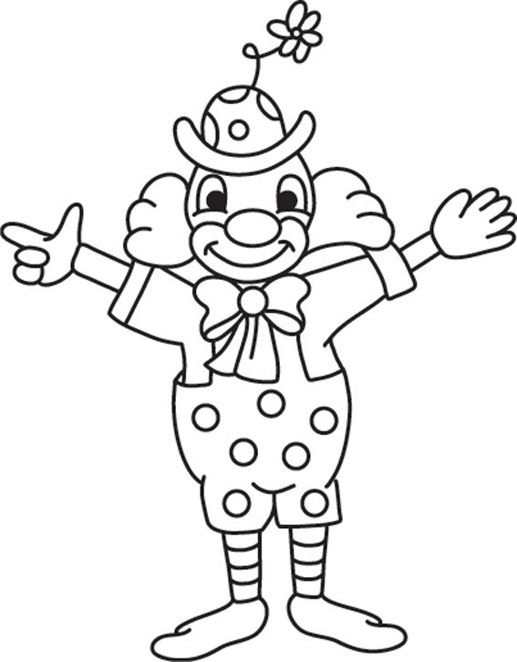 Clown 11 - motif à imprimer
