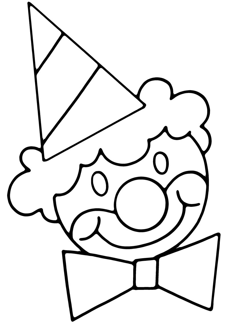 Clown 18 - motif à imprimer