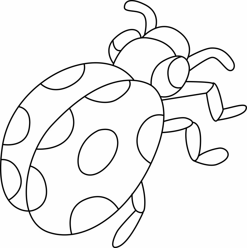 Coccinelle 02 - motif à imprimer