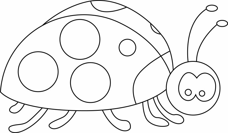 Coccinelle 05 - motif à imprimer