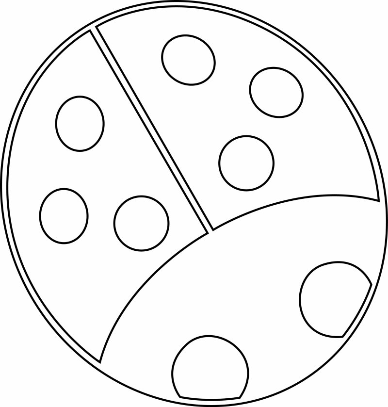 Coccinelle 07 - motif à imprimer
