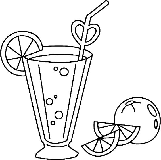 Cocktail 01 - motif à imprimer
