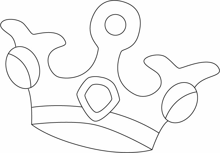 Gabarit d'une couronne de l'épiphanie