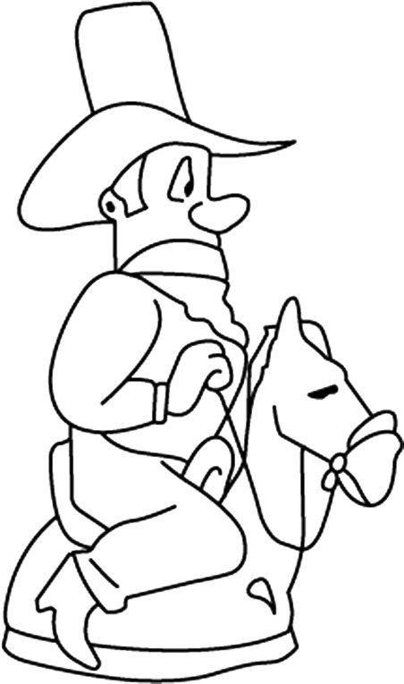 Cowboy 02 - motif à imprimer