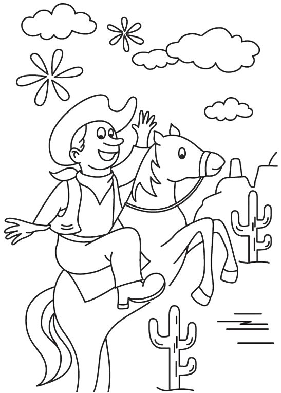 Cowboy 05 - motif à imprimer