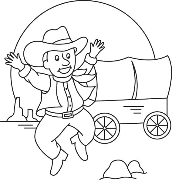 Cowboy 06 - motif à imprimer