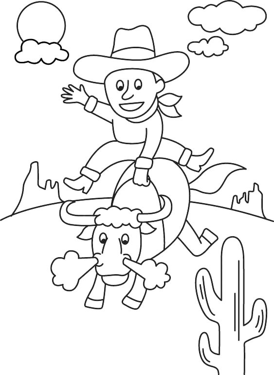 Cowboy 11 - motif à imprimer