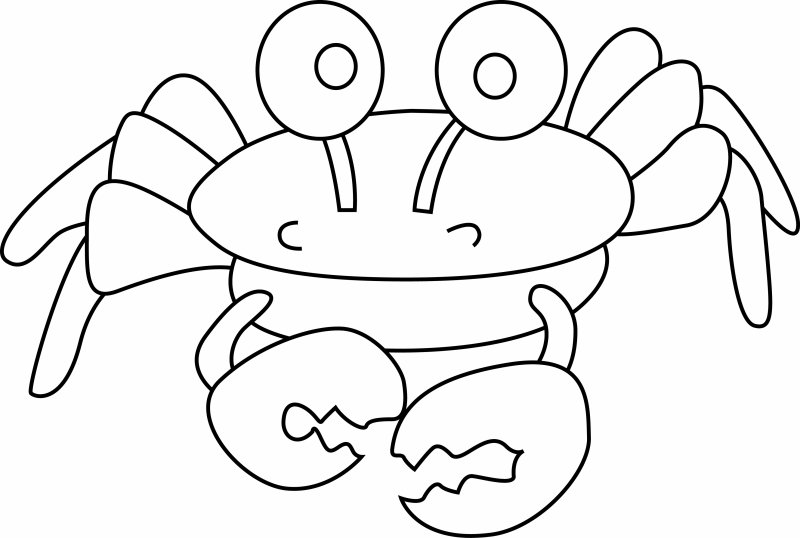 Crabe 01 - motif à imprimer