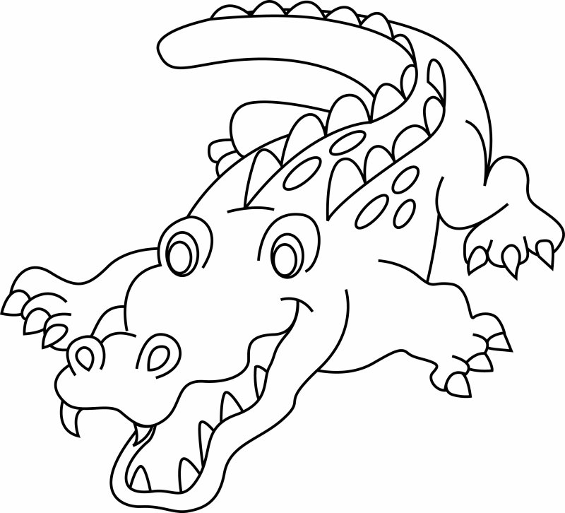 Crocodile 03 - motif à imprimer