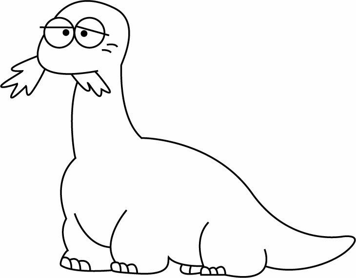Dinosaure 04 - motif à imprimer