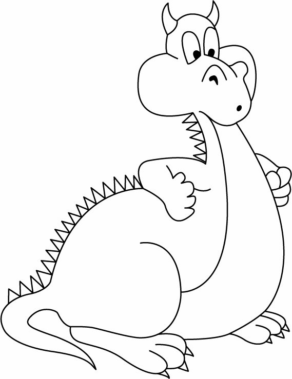 Dragon - motif à imprimer