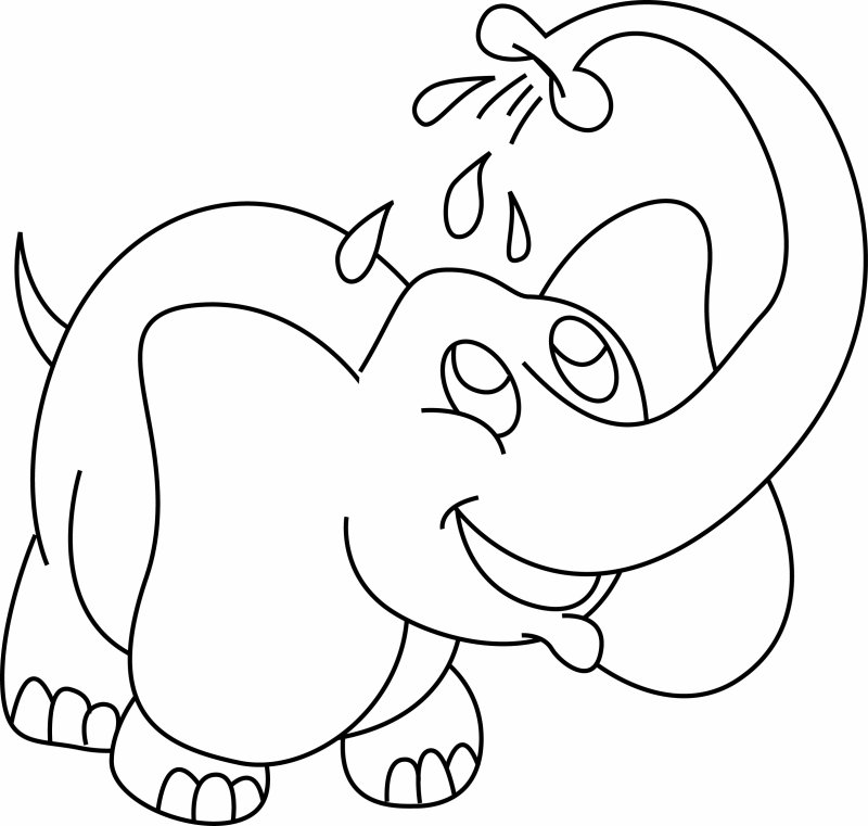 Eléphant 07 - motif à imprimer