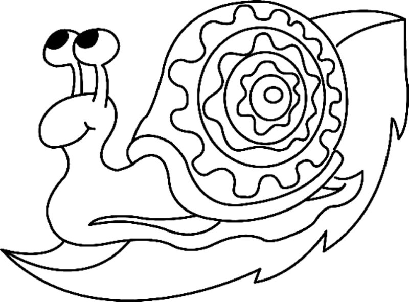 Escargot 02 - motif à imprimer
