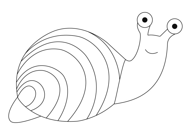 Escargot 04 - motif à imprimer