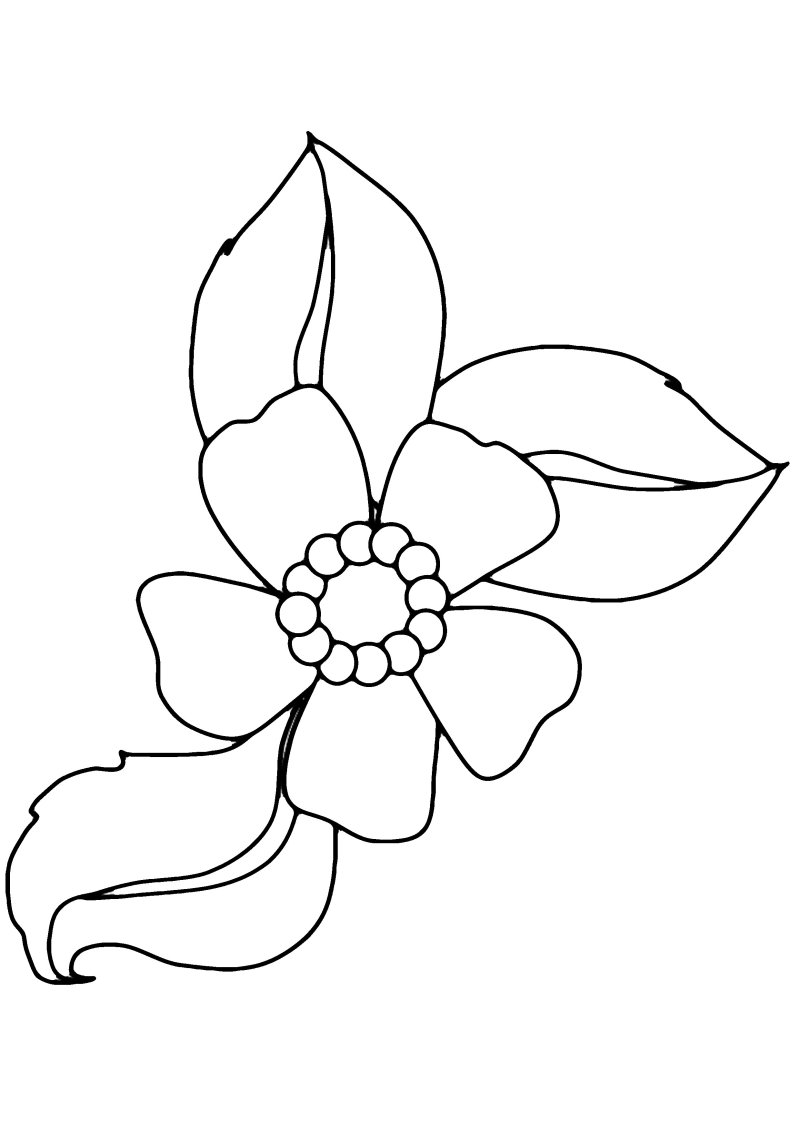 Fleur 007 - motif à imprimer