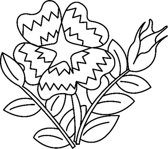Fleur 013 - motif à imprimer