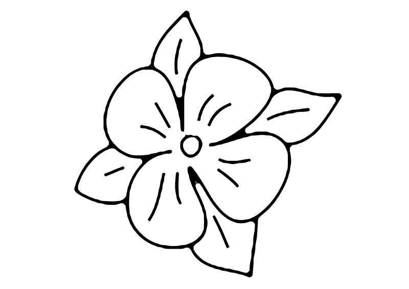 Fleur 016 - motif à imprimer