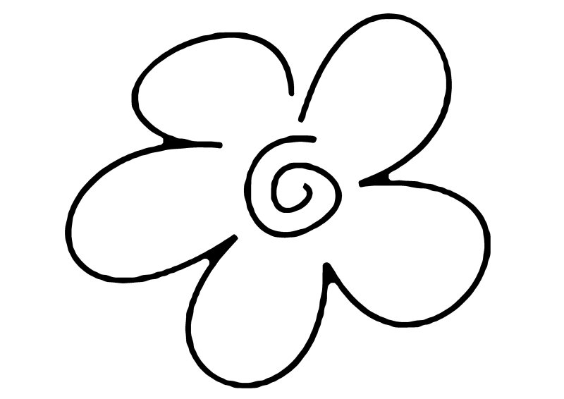 Fleur 022 - motif à imprimer