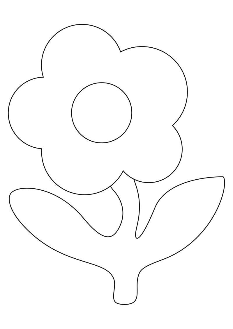 Fleur 027 - motif à imprimer