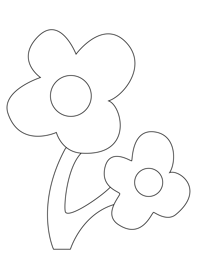 Fleur 029 - motif à imprimer