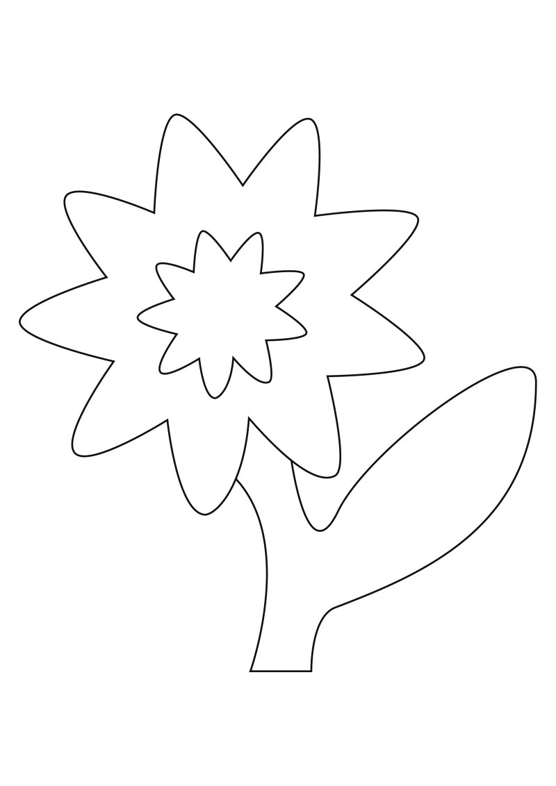 Fleur 031 - motif à imprimer