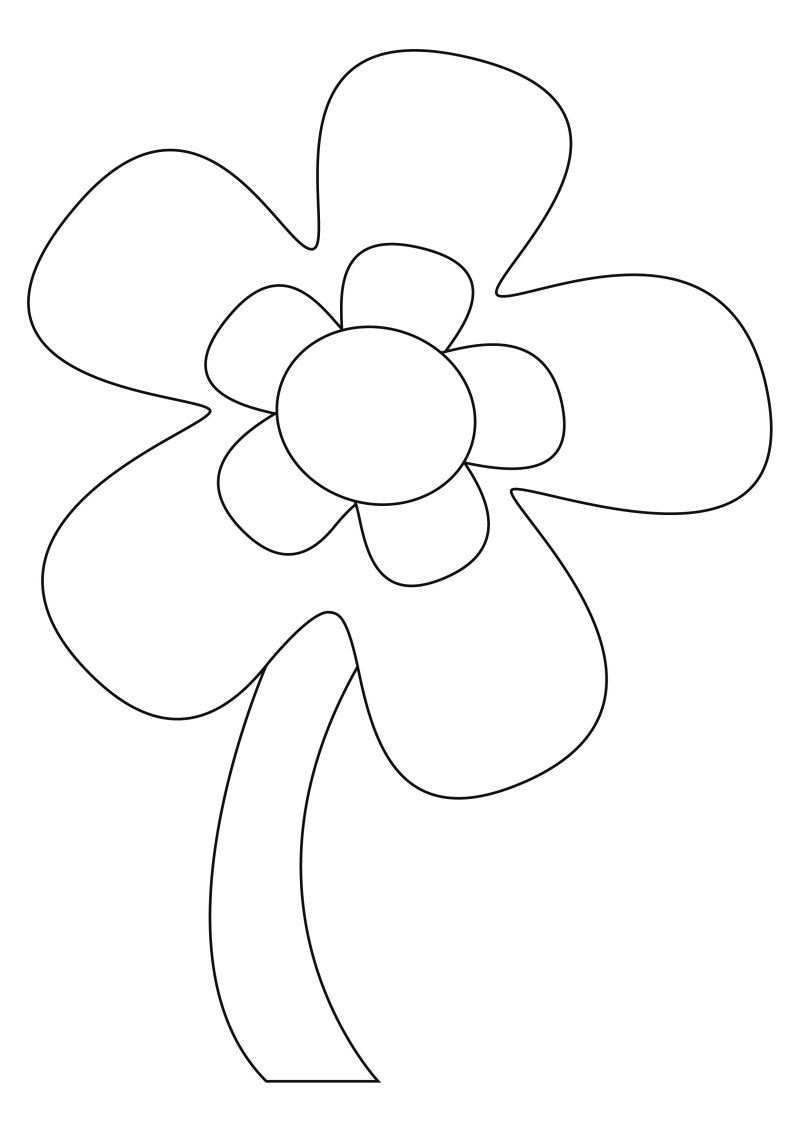 Fleur 037 - motif à imprimer